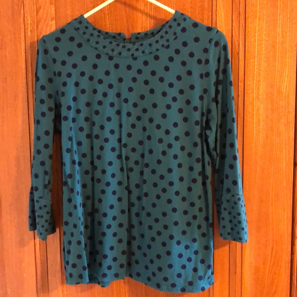 Boden polka dot top!